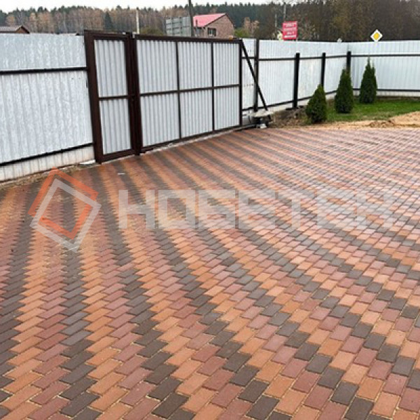 Брусчатка Нобетек 2П4Ф 200*100*40 персиковая