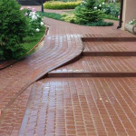Тротуарная плитка Нобетек Классика 1КЛ6Ф красно-коричневая