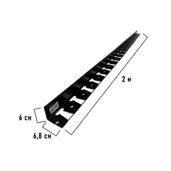 Бордюр "Стафф" 60 мм, длина 2 м