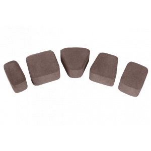 Тротуарная плитка Классика 1КЛ6Ф коричневая