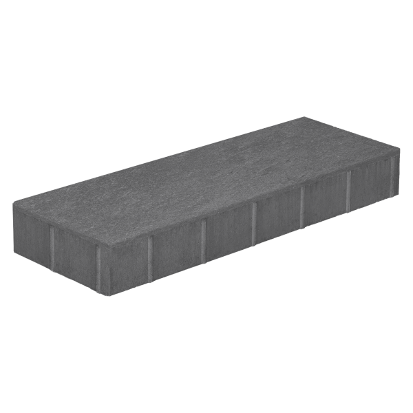 Тротуарная плитка Широкоформатная 6П8ф 600*200*80 черная Тротуарная плитка Широкоформатная 6П8ф 600*200*80 черная