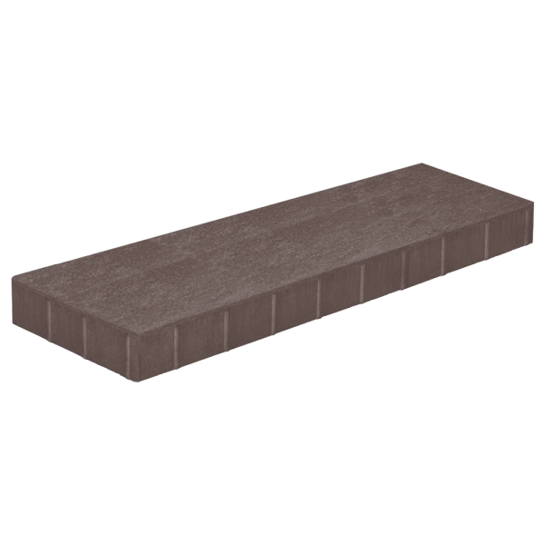 Тротуарная плитка  Широкоформатная 9П8Ф 900*300*80 коричневая Тротуарная плитка  Широкоформатная 9П8Ф 900*300*80 коричневая